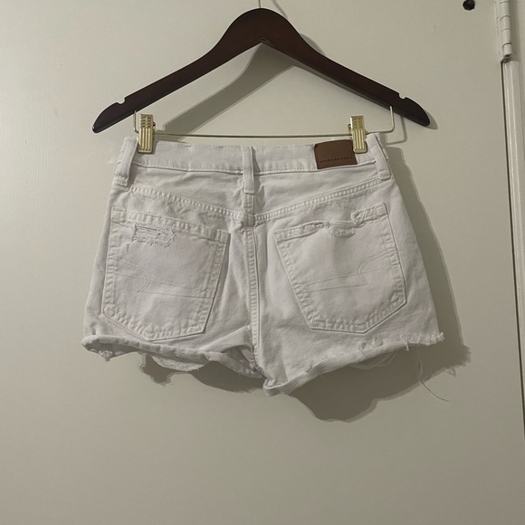 American Eagle Outfitters White Jean Shorts - Picture 3 of 9